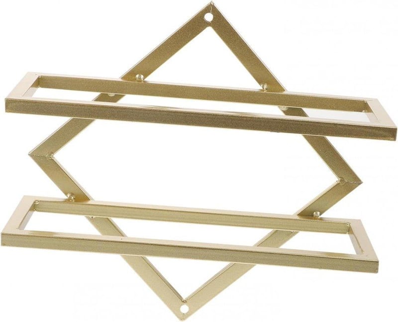 Arany Fali Borospohár Tartó, Elegáns 26,5 cm-es