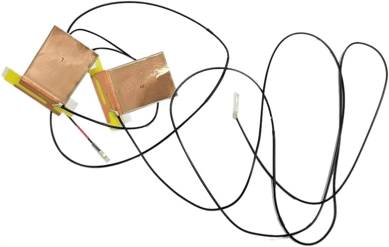 ZAHARA Antenna Kábel Szett MSI GT62VR Laptophoz - S79-1804630-V03 S79-1804640-V03 Bal+Jobb Wifi Antenna Csatlakozó