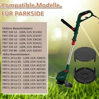 Yweller fűnyíró orsófedél szett - 4 db kompatibilis Parkside LIDL elektromos és akkus fűszegélynyíróhoz PRT 550 és PRTA 20-Li sorozathoz 3