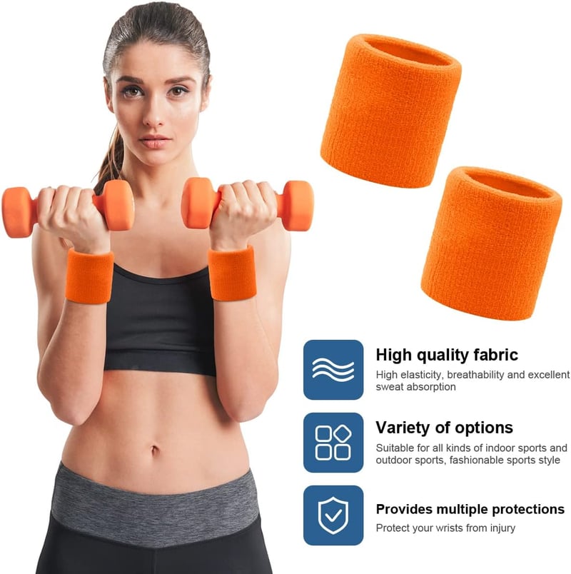 Flintronic csuklópánt szett - Izzadságfelszívó sport csuklószorító 2 db