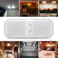 SUPAREE 12V-os LED lámpa lakóautóba, 3 színhőmérséklettel, szabályozható - Plastic 4