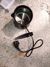 Blomise električno tursko kuhalo za kavu 500 ml, espresso moka posuda s vrčem za mlijeko, crno, za putovanja i ured 4