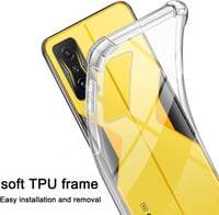 Xiaomi Poco F4 GT Átlátszó Szilikon Tok Rózsaszín Zsinórral és Fóliával 3