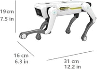 Teeggi Interaktív Robot Kutya - Programozható Távirányítós Játék 3-12 Éves Gyerekeknek, Bluetooth Applikációval, Tánc és Zene Funkciókkal, F 10