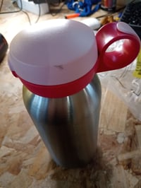 Sticlă pentru copii Mepal Campus din oțel inoxidabil cu capac flip, 600 ml, culoarea Cool Pink, pentru băuturi carbogazoase — testată (stare: vezi a 2-a imagine) 2