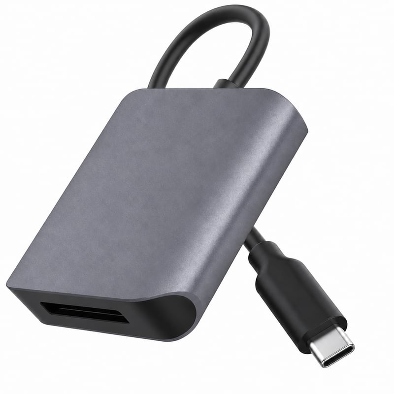 Čitač kartica Lexar RW510 CFexpress Type B, USB 3.2 Gen 2, 10 Gbps, s USB-C kabelom, crni — USB adapter (stanje: vidi 2. sliku)
