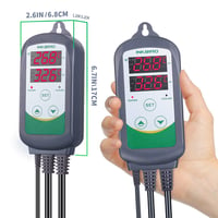 Inkbird ITC-308 WiFi digitális termosztát - Távvezérelhető hőmérséklet-szabályozó akváriumokhoz, sörfőzéshez 3