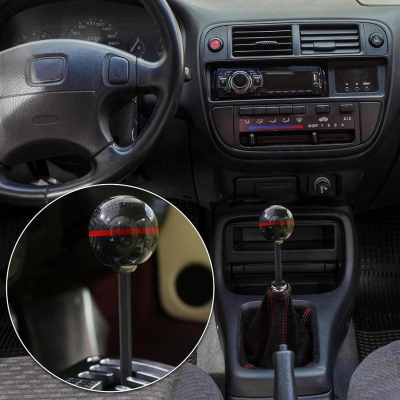 Honda Sebességváltó Kar Hosszabbító - Fekete Alumínium, M10X1,25 Menettel