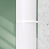 Vent Systems 8 db 100mm-es Műanyag Fali Tartó Kerek Szellőzőcsövekhez - Előfúrt Lyukakkal - Fűtés, Hűtés, Légkondicionálás - 4 Csomag 3