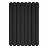 Interdruk krep papir u roli crni 8 kom 50x200 cm 28 g/m² za djecu DIY dekoracije nepotpuno pakiranje 2