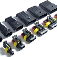 shengbowi Vízálló Elektromos Gyorscsatlakozó Készlet 2-6 Pin - 16-20AWG Autó, Hajó, Motor Vezetékekhez - Többféle Méretű Csatlakozó Szett 5