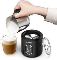 FIMEI 4 az 1-ben elektromos tejhabosító, forró és hideg italokhoz, 250/350 ml 1