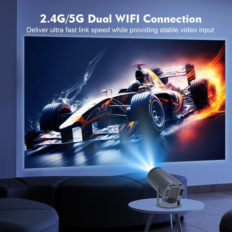 Magcubic Mini Projektor 4K FHD 1080P WiFi 6 Hordozható Otthoni Mozi