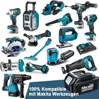 Makita 18V 5,0Ah Li-Ion akkumulátor - VANTTECH 2db helyettesítő akku BL1850B kompatibilis 7