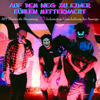 Megoo LED Maszk Bluetooth-szal, Programozható, Gesztus Vezérelhető - Farsangi, Halloween Partikra 7