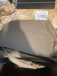 Saltea gonflabilă pentru oaspeți Intex Ultra Plush Queen cu tehnologie Fiber-Tech, 152x203x46 cm, 2 persoane, bej, 64428ND, utilizată 4