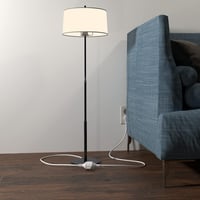 MutecPower 3 méteres lapos csatlakozós hosszabbító kábel, 90° fokos Schuko dugóval, földelt, 250V 16A, IP20 - fehér 4