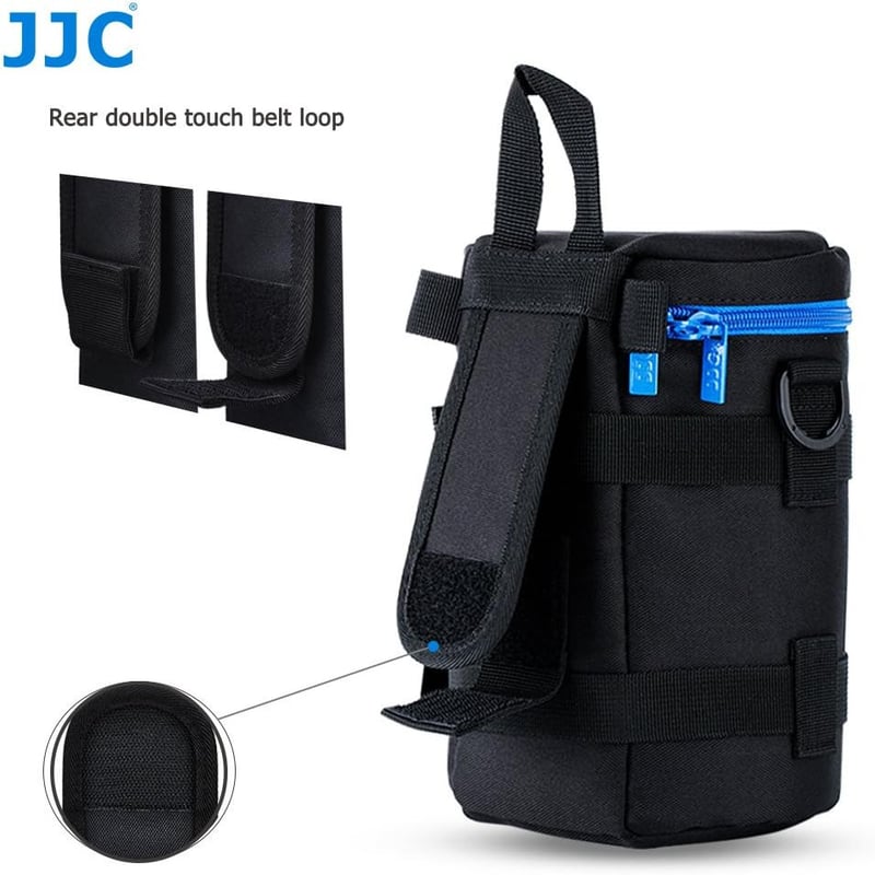 JJC Prémium Vízálló Objektívtok 110x190mm-es Lencsékhez, Fekete