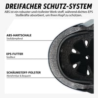 Cască multisport 80Six cu sistem de reglare prin rotiță – pentru skateboard, BMX, trotinetă – CE EN1078 – mărimea S/M – negru mat 7