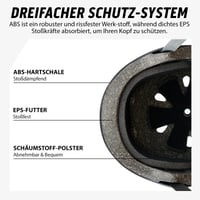 80Six Multi Sport Prilba pre deti a dospelých - Veľkosť M/L - Signature Edition - Nastaviteľné otočné koliesko - Kolobežka, skateboard, BMX 6