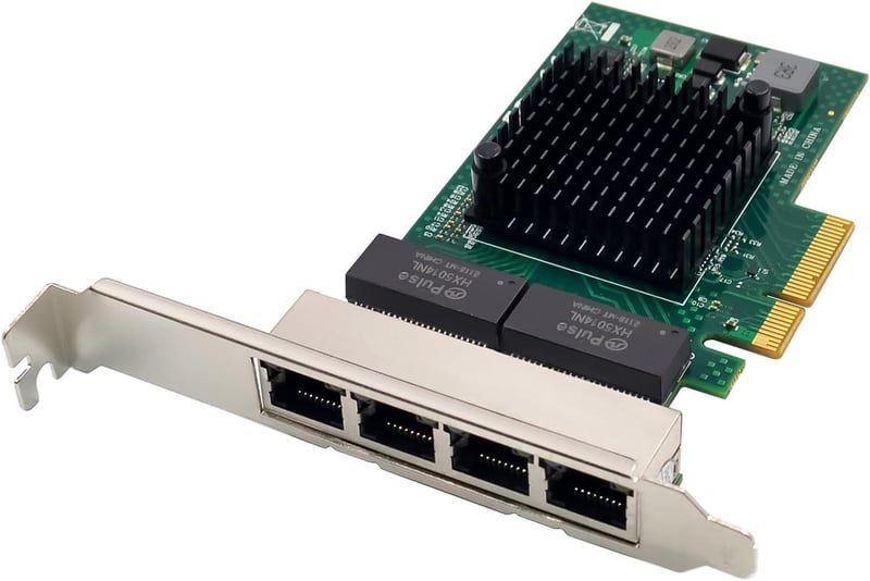 BCM5719 Négyportos Gigabit Ethernet Szerver Adapter ULANSeN PCIe