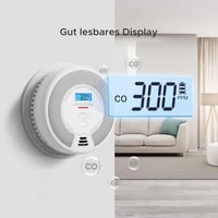 X-Sense füst- és szénmonoxid-érzékelő készlet, LCD kijelzővel, 10 éves elemmel, 3 db 5