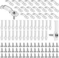IIRC 200 darabos LED szalagrögzítő készlet 10 mm-es szalagokhoz, csavarokkal 1