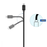 Samsung USB-C gyorstöltő kábel 3db, Huawei és Sony kompatibilis, fekete 7