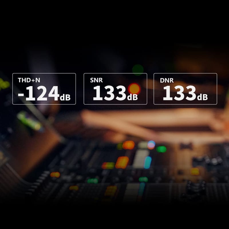 EverSolo DAC-Z8 Digitális-Analóg Átalakító - MQA Dekóder, ES9038Pro DAC, DSD512, Bluetooth 5.0 aptX HD, Fejhallgató Erősítő