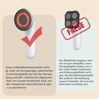 Ultrahangos cellulitkezelő masszírozó gép - USB-s, fehér, alakformáló 8