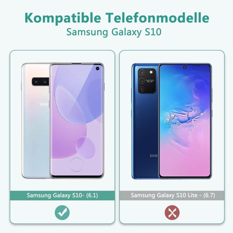 Samsung Galaxy S10e HD edzett üveg képernyővédő fólia, 2db, buborékmentes