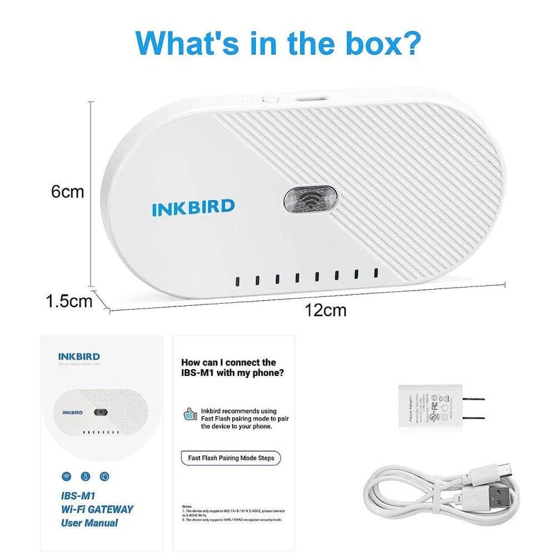 Inkbird WiFi Hőmérséklet és Páratartalom Távfelügyeleti Rendszer