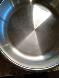 Tigaie Fissler Original-Profi Collection din oțel inoxidabil, 28 cm, fără strat antiaderent — suprafață zgâriată și pătată (stare: vezi a doua fotografie) 2