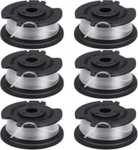 Yweller 6 db pótszál orsó Einhell fűkaszához, 1,6 mm vastag, 5 m hosszú, GE-CT 18/28 Li, GE-CT 18/260 Li, GE-CT 18/28 Li TC modellekhez 1