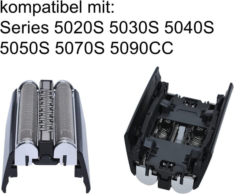 Poweka 52B Borotvafej Braun 5-ös Sorozatú Villanyborotvákhoz - Kompatibilis 5020S 5030S 5040S 5050S 5070S 5090CC Modellekkel, Tisztítókeféve