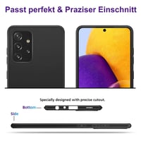 Samsung Galaxy A72 Fekete Cseppálló Szilikon Védőtok - Ultravékony TPU 2