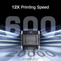 X-PLUS3 Ipari Minőségű 3D Nyomtató, 600mm/s Sebesség, 20000mm/s² Gyorsulás, 65°C Fűtött Kamra, CoreXY&Klipper, 280x280x270mm Nyomtatási Térf 9