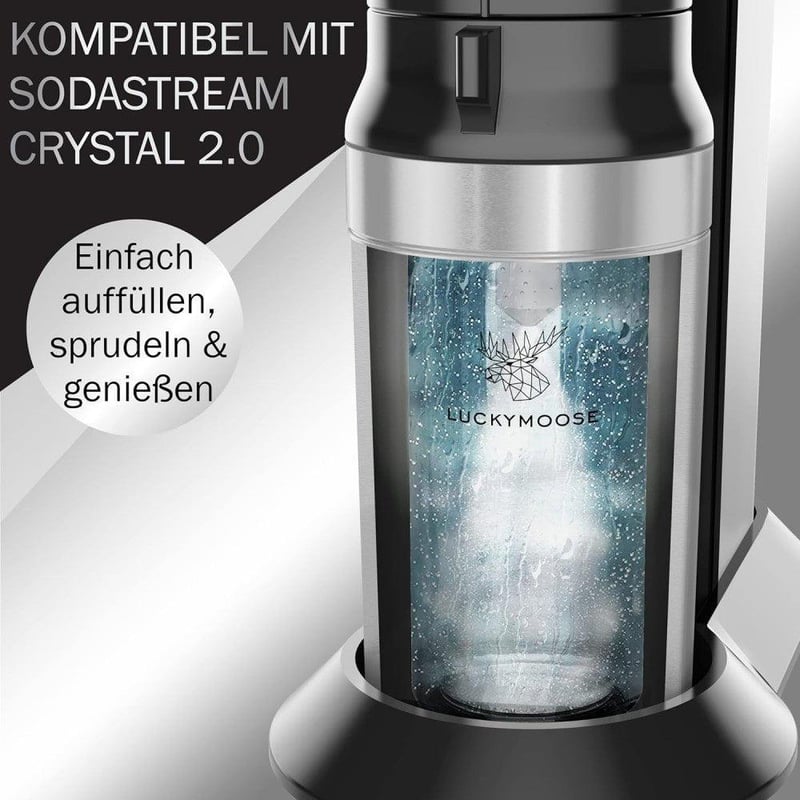 SodaStream Crystal 2.0 kompatibilis üvegpalack, 675 ml - Luckymoose