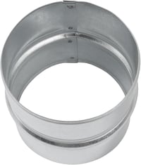 Vent Systems Galvanizált Acél Csőcsatlakozó 100mm Kerek Szellőzőcső Toldó - Fém Tömlőkapcsoló Szellőztető Rendszerekhez 7