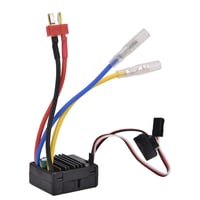Keenso 540 Brushed Motor Hűtőbordával és 45A ESC Készlet - 1/10 RC Távirányítós Autó Motor Szett Crawler Terepjáróhoz - Narancssárga 2