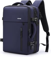 HOMIEE 40L Kék Üzleti Hátizsák - Bővíthető, Lopásbiztos, Vízálló, 15.6" Laptop 1