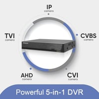 Evtevision 8 csatornás 5MP DVR rögzítő, személy- és járműfelismerés, e-mail értesítés 2