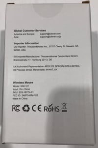 iClever Ergonomikus Vezeték Nélküli Egér 2.4G Vertikális 6 Gomb 2400 DPI 8
