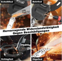 SHTALHST Bilincs Zár Elektromos Rollerhez - Acél Láncos Biztonsági Lakat Xiaomi, Ninebot, NIU Rollerekhez 3L Táskával, 56 cm, Fekete 8