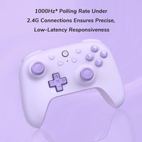 8bitdo Ultimate 2C Vezeték Nélküli Kontroller Windows PC és Android Eszközökhöz - 1000 Hz, Hall-Effekt Joystick, Programozható Gombok, Turbó 5