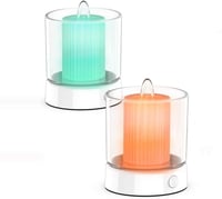 Romantikus LED Hangulatfény Szett - 2 db Lángtalan Gyertya Pároknak 1