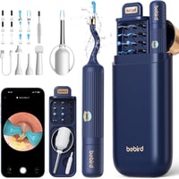 CAPMESSO 1920P HD WiFi Fülzsír Eltávolító Otoszkóp Kamerával - 360° Széles Látószögű Fültisztító Fény Funkcióval Fül/Orr/Nyak Vizsgálathoz F 1