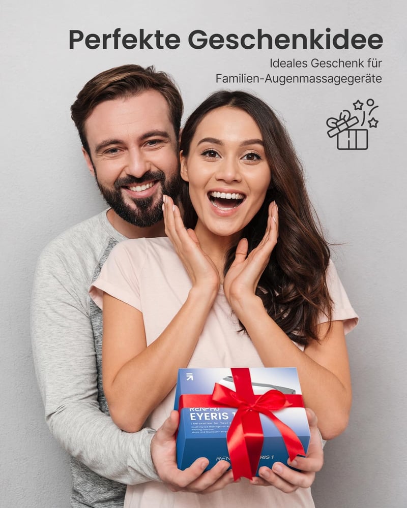 RENPHO Eyeris 1 Szemmaszírozó Készülék Melegítéssel, Vibrációval és Bluetooth Zenével - Enyhíti a Szemfáradtságot, Javítja az Alvásminőséget
