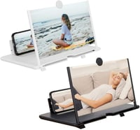 STEBRUAM 14" 3D Képernyőnagyító, Kihúzható HD Kékfény Szűrős Mobiltelefon Nagyító Fekete 6