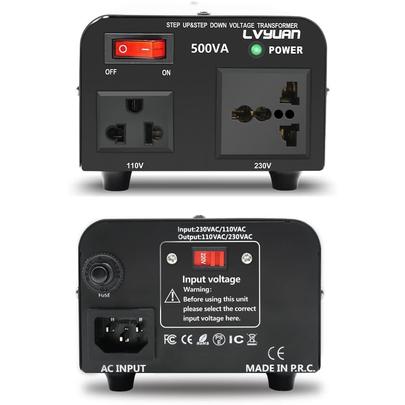Yinleader 500W Automata Feszültségstabilizátor - 110V/220V Átalakító